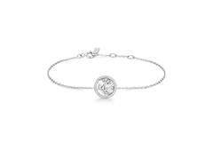  Sunshine Chaser - Zilver / Gerodineerd - Zirkonia - 18,5cm